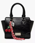Madden Girl Negro con Charm de Cerezas