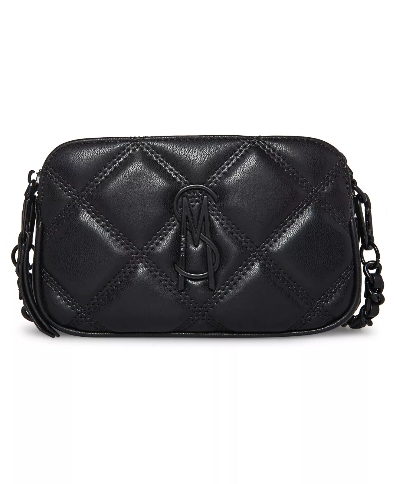 Steve Madden Crossbody Acolchado Negro