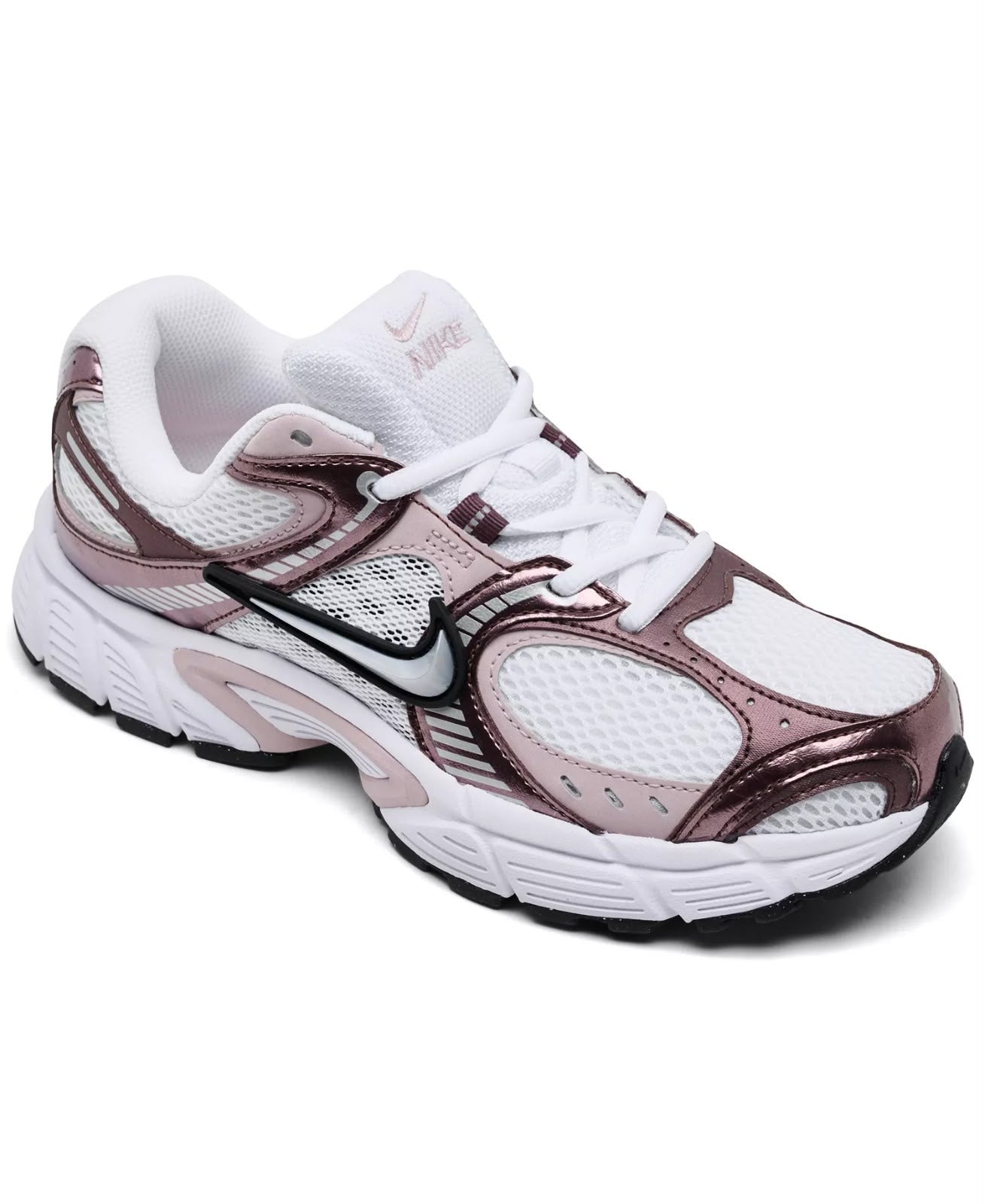 Nike V2K Run — Blanco/Rosa Metálico