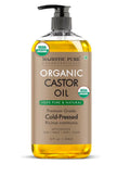Aceite de Ricino Orgánico Majestic Pure 236ml — Cold Pressed