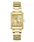 Reloj Guess Dorado Rectangular con Cristales