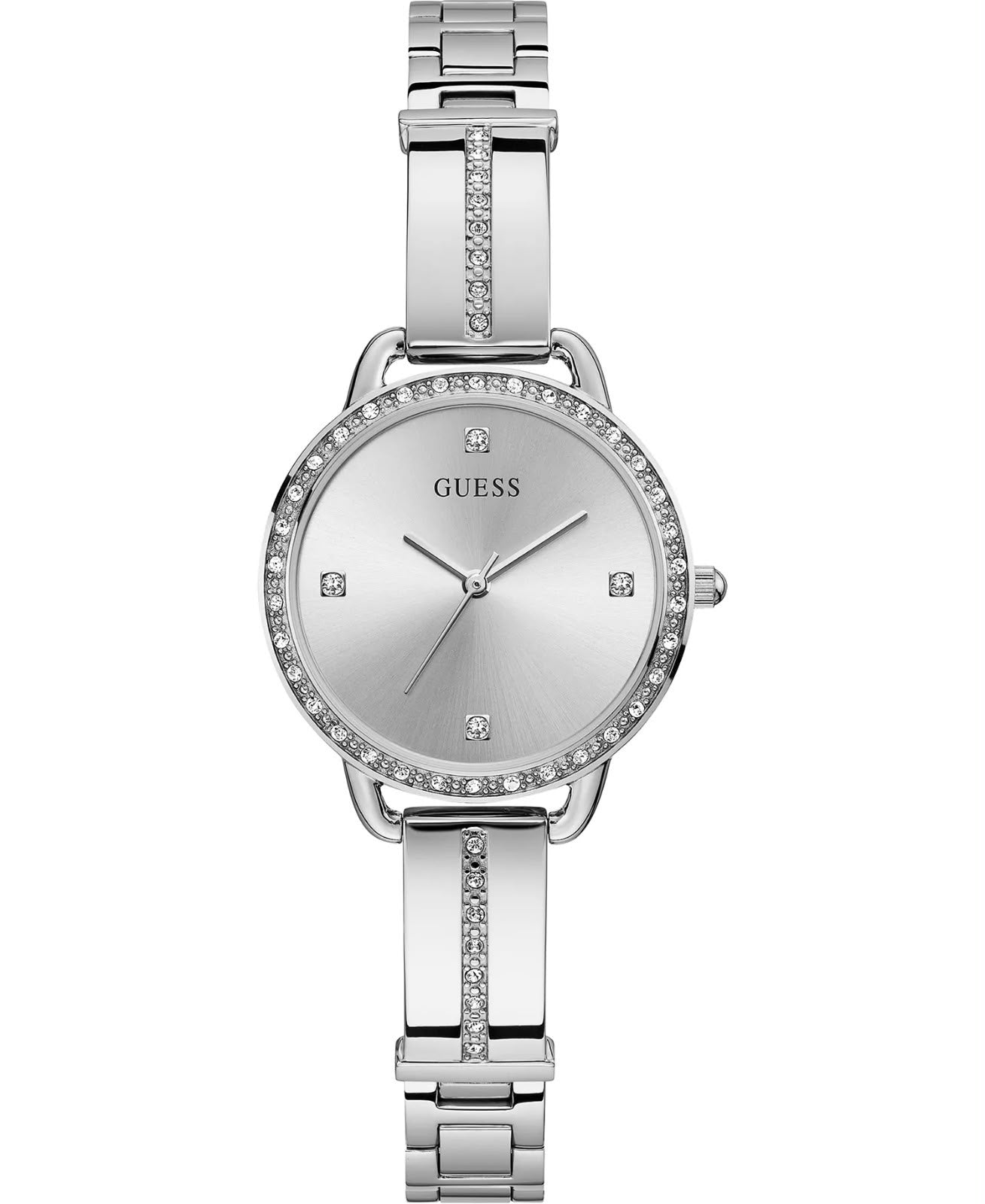 Reloj Guess Plateado con Cristales