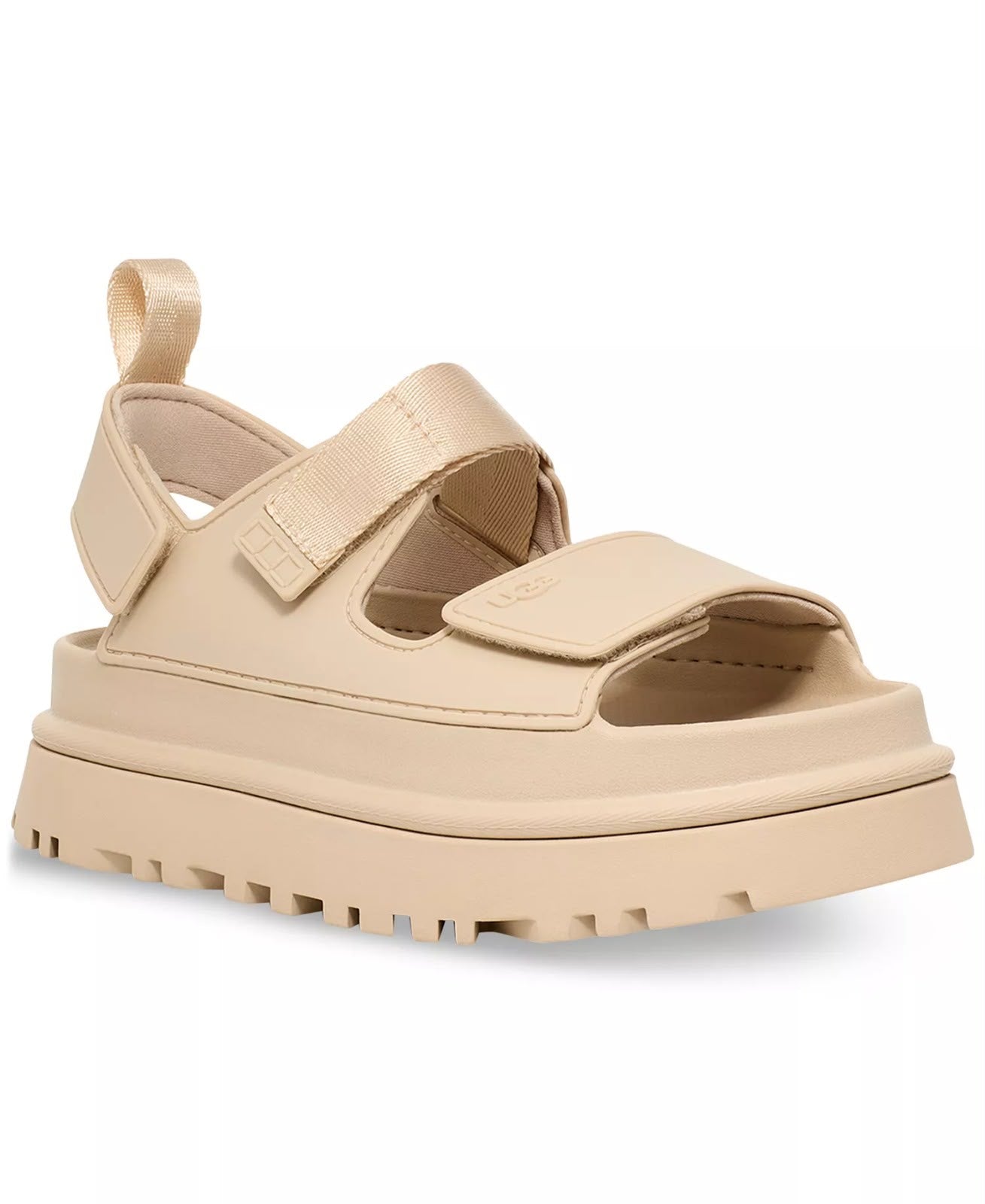 UGG Goldenglow Sandalia Plataforma — Beige