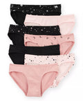 Set de Panties Niña Rosado/Negro Estampado