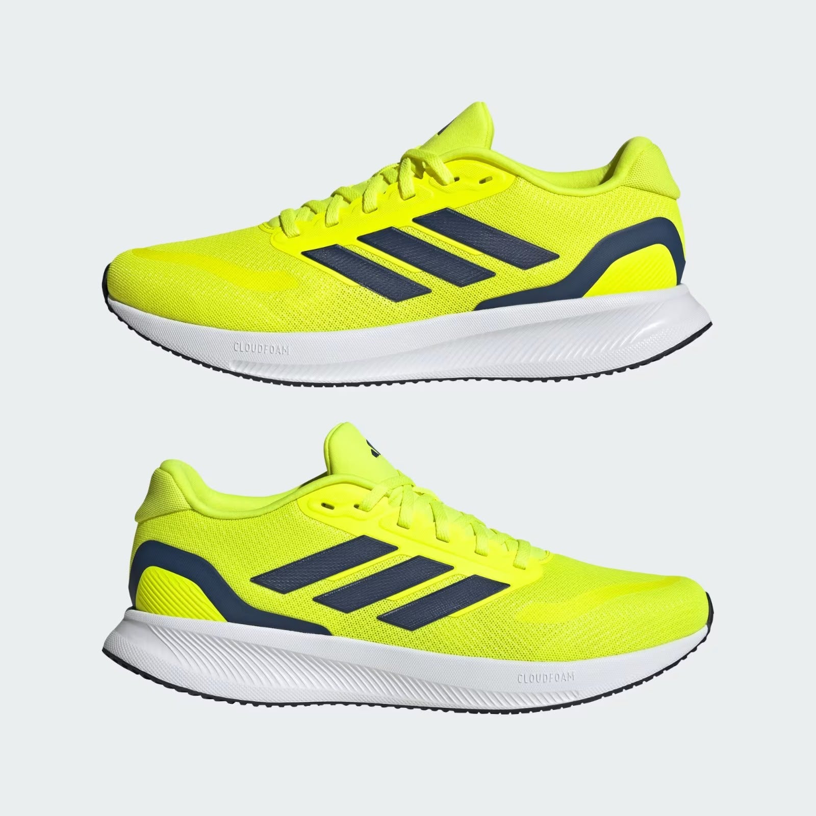 Adidas Runfalcon 5 — Amarillo/Azul Marino