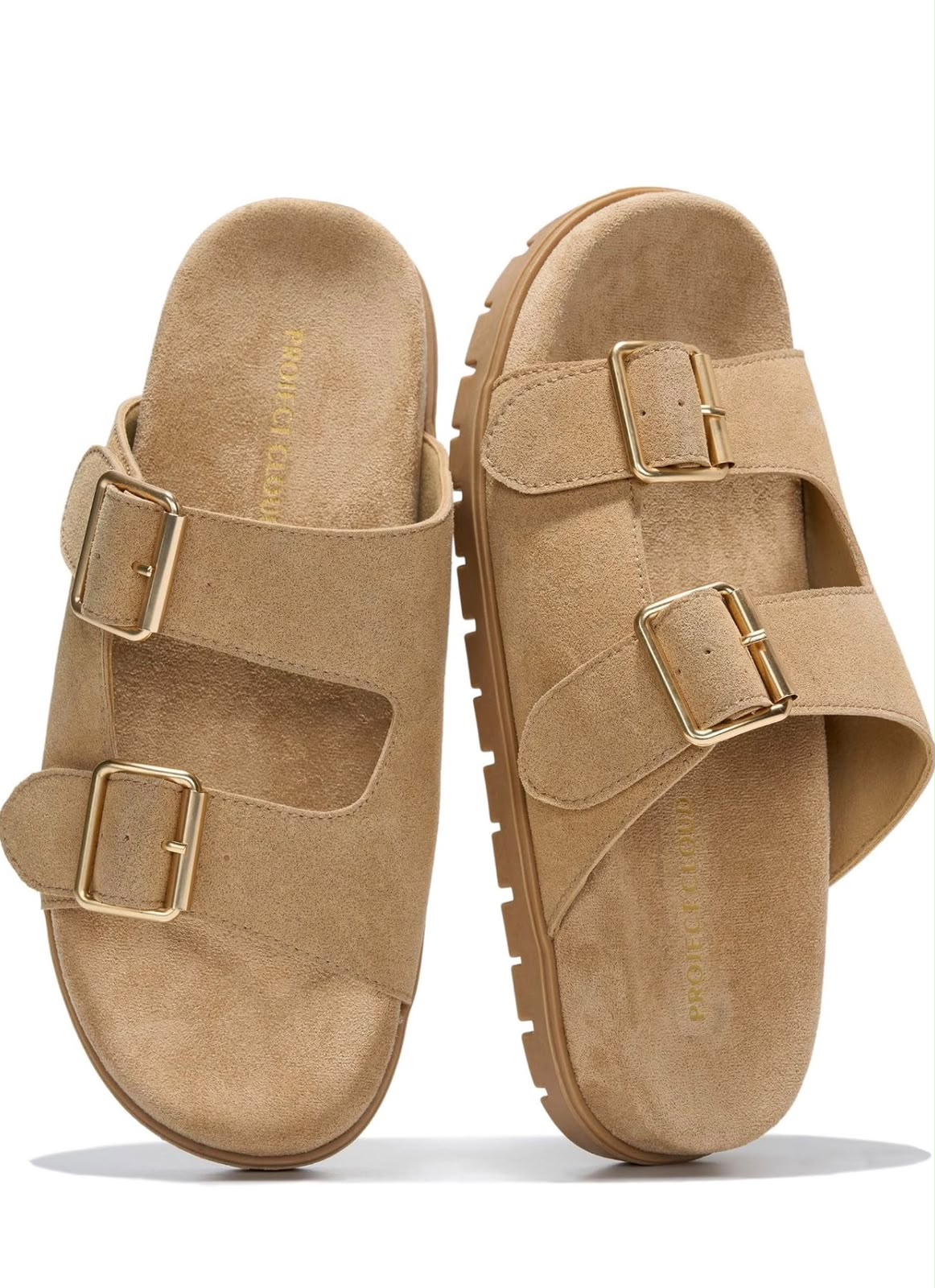 Sandalias Doble Hebilla — Project Club